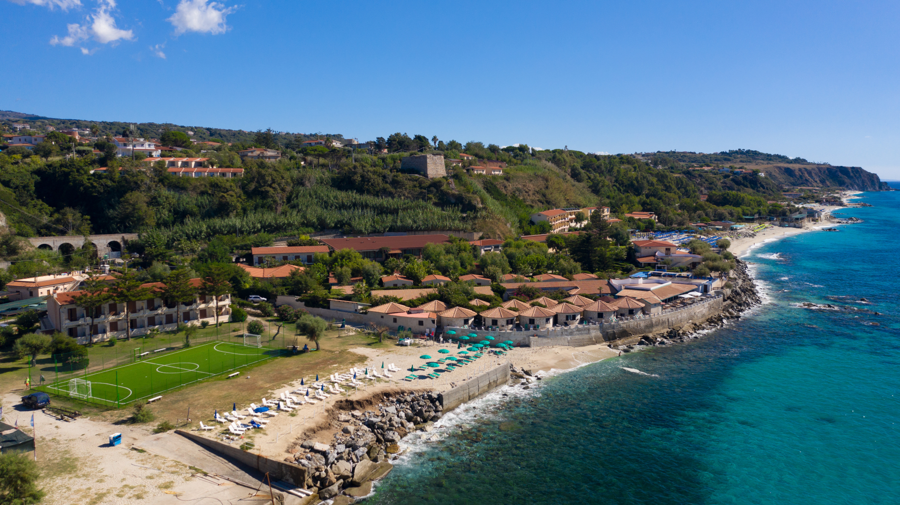 Il villaggio e la costa di Capo Vaticano - Roller Club Tropea