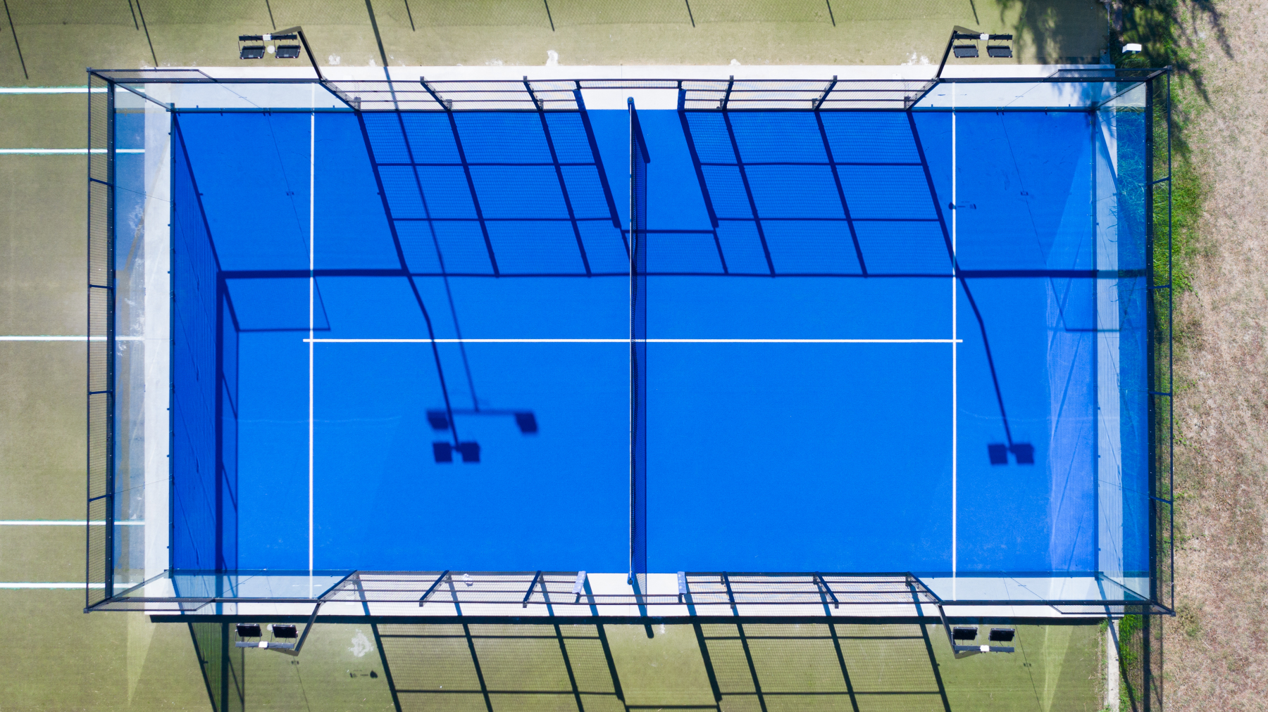 Il campo da padel visto dal drone - Roller Club Tropea