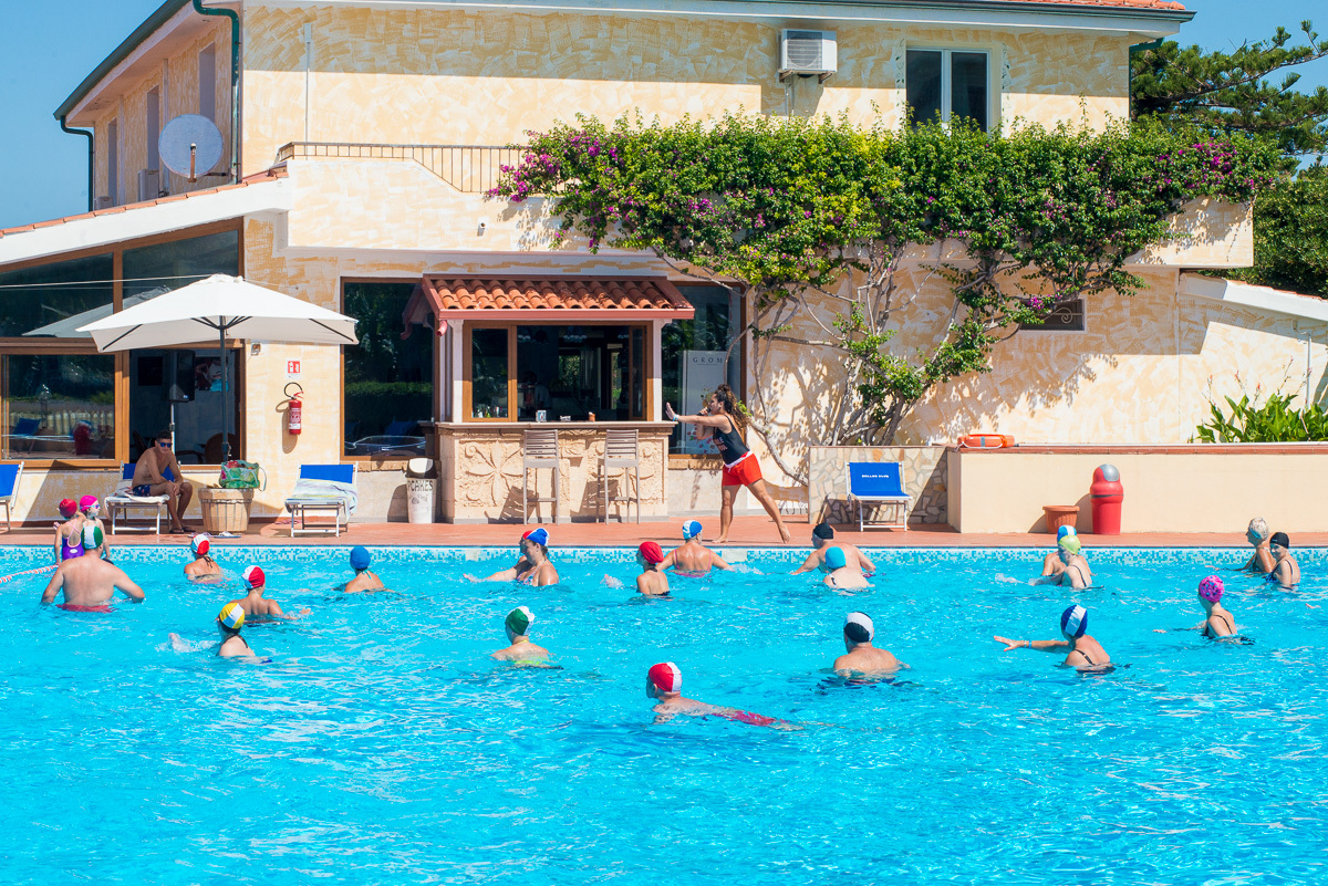 Acqua gym in piscina - Roller Club Tropea