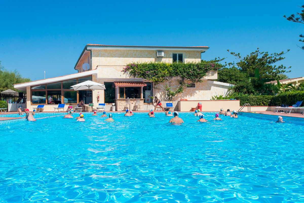 Acqua gym in piscina - Roller Club Tropea