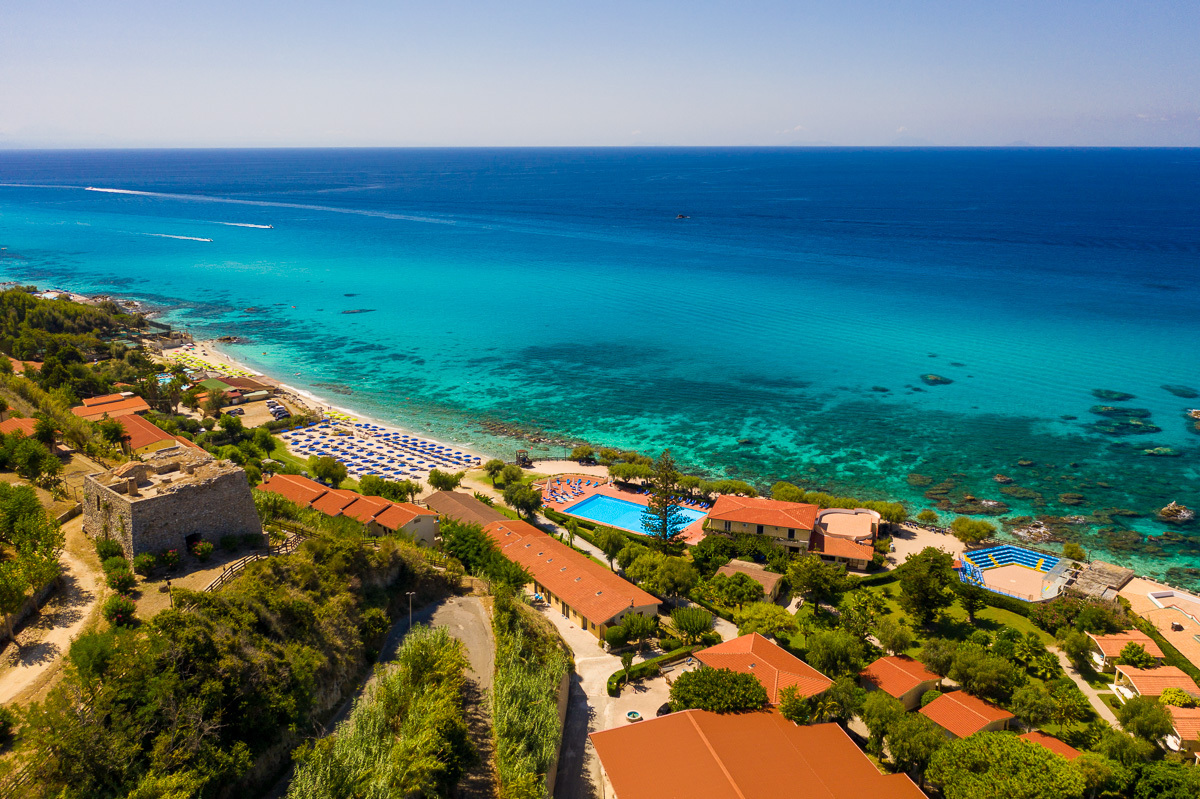 Il villaggio visto dal drone - Roller Club Tropea