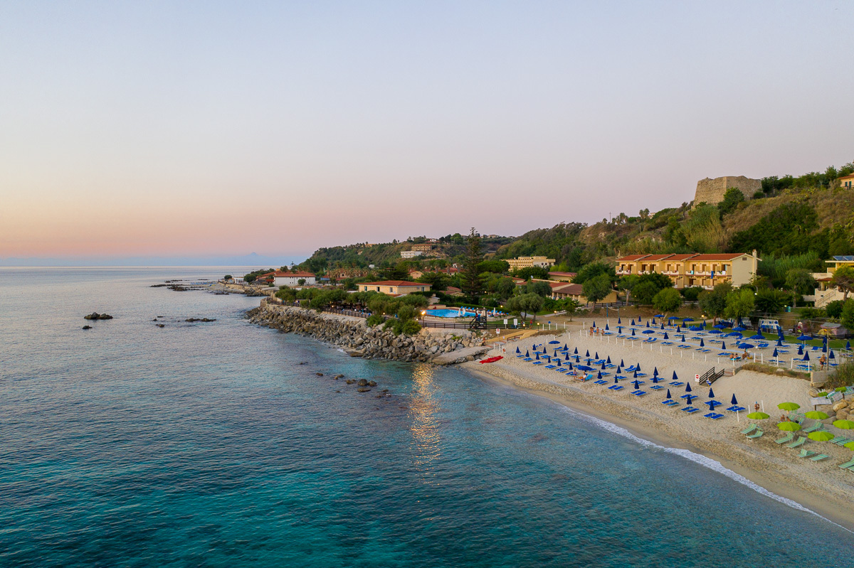Il villaggio visto dal drone - Roller Club Tropea