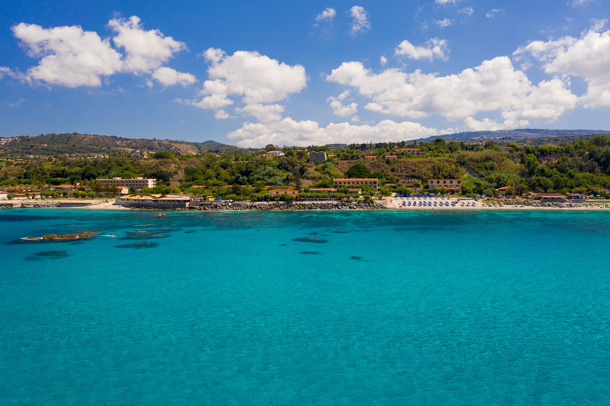 Il villaggio visto dal drone - Roller Club Tropea