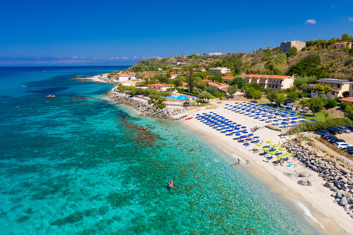 Il villaggio visto dal drone - Roller Club Tropea